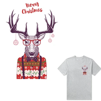 

Goat Patches Christmas Goat Patches New Washable Diy Garment Accessory Heat Transfer Iron On T-Shirt Dresses Jeans