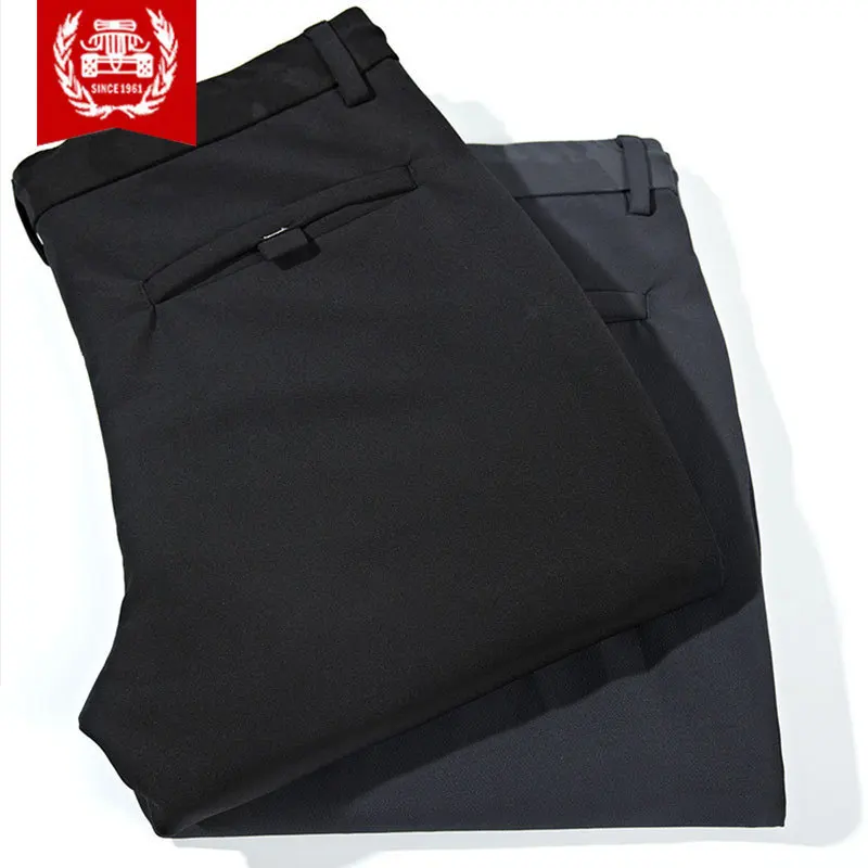 Male autumn waterproof breathable outdoor climbing elastic casual quick-drying pants