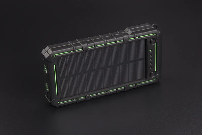 15000 mAh Солнечный аккумулятор 2.1A Быстрая зарядка светодиодный портативный зарядный внешний аккумулятор для Xiaomi samsung Iphone
