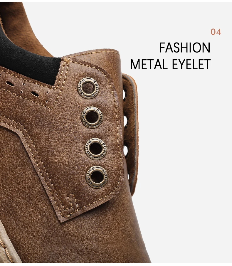 Vintage lace-up oxford leather shoes for men dance party wedding dress shoes genuine leather low-top martins boot outdoor sneakers (8)