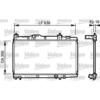 

Radiator TO.YARIS 1,4 D-4D 08.2005>06.2011734916VALEO