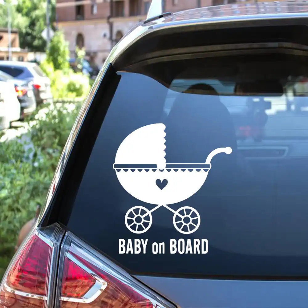 Bebe A Bord Vinyl Decal Sticker Funny Truck Car Window French Baby On Board Parts Accessories Automotive