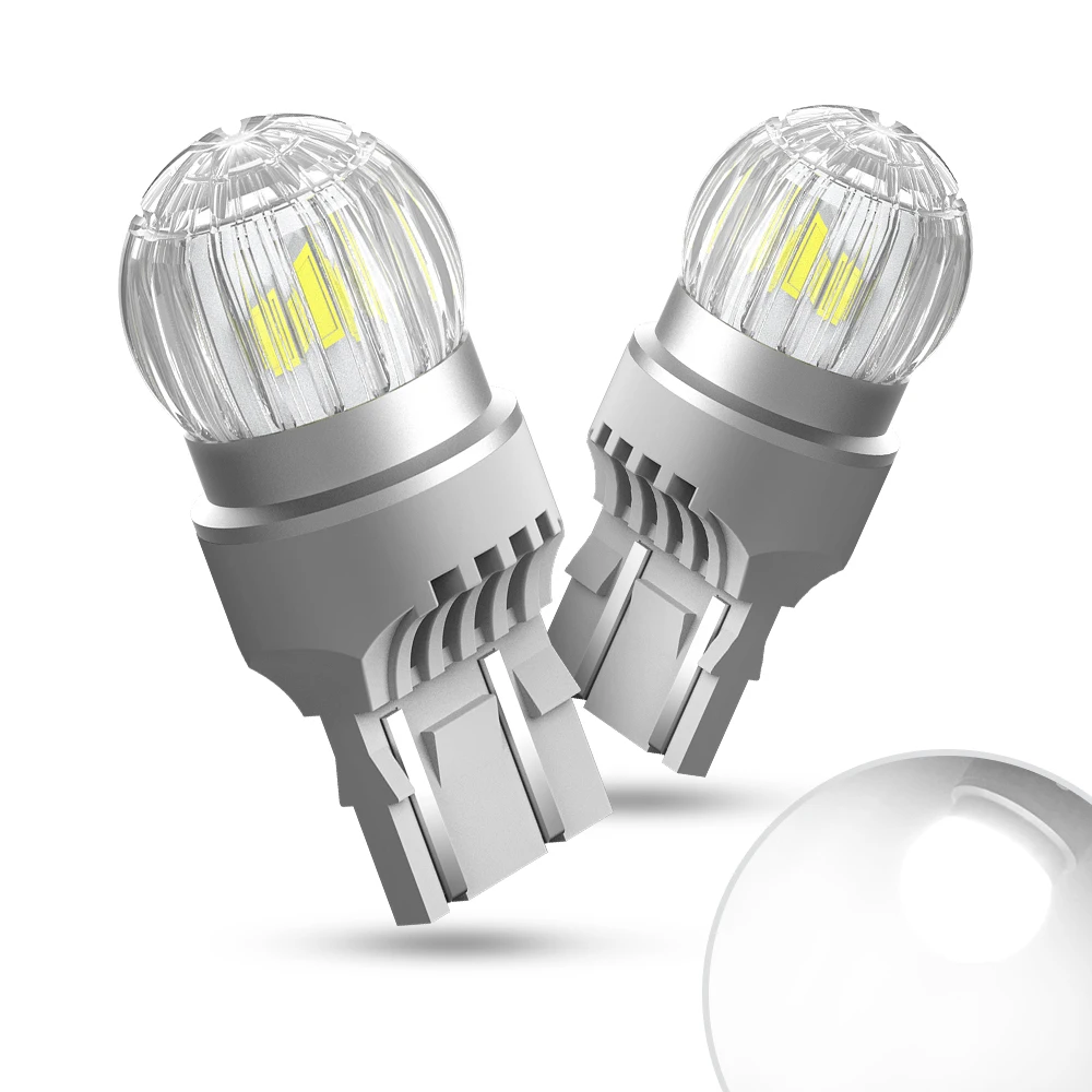 2x 6000K White 7443 7440 High Power 7W Turn Signal Backup Reverse LED