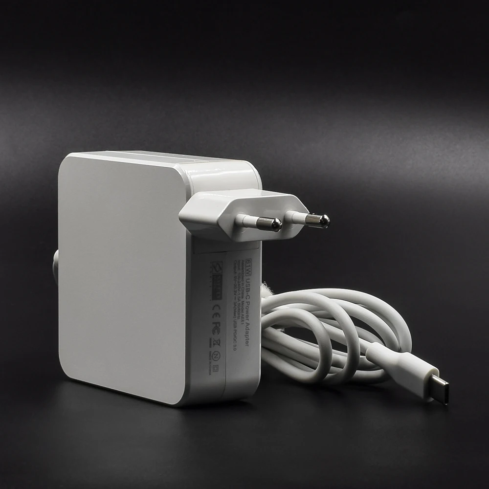 20,3 V 3A 61W Тип C USB-C адаптер питания зарядное устройство