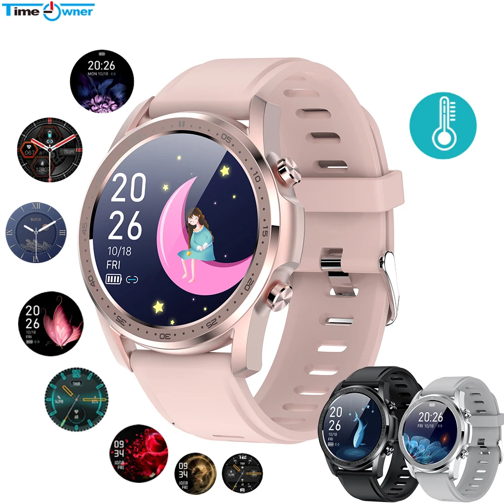 Youth2-reloj inteligente resistente al agua, pulsera con termómetro, monitor de ritmo cardíaco, Fitness, mensajes, Push, para Xiaomi