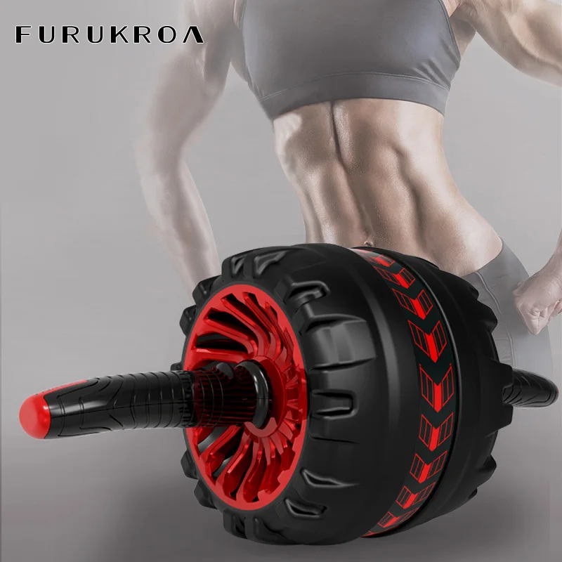 Ab Roller Body Building ABS Silent Abdominal Wheel Coaster Fitness Gym Home Equipment Exercise Mute Belly Trainer X248B | Спорт и
