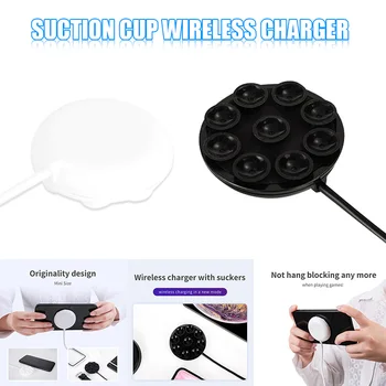 

Sucker Type Wireless Charger with Two Charging Modes Anti-scratch Process VDX99