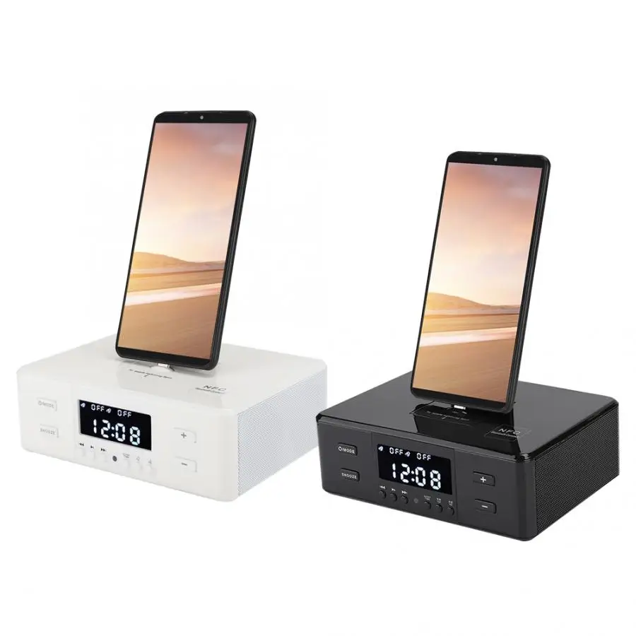 Bluetooth Колонка D9 3 в 1 FM стерео радио будильник диск с USB зарядкой воспроизведение