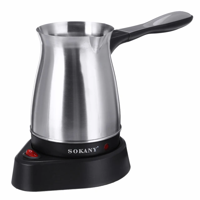 $US $15.50 220V Electric Coffee Machine Stainless Steel Portable Greek Turkish Coffee Maker Pot Electric Moka 