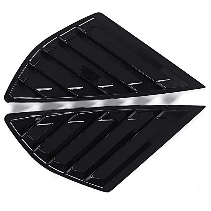 Car Rear Quarter Panel Side Vent Window Louvers Covers for Ford Fusion 4 Door