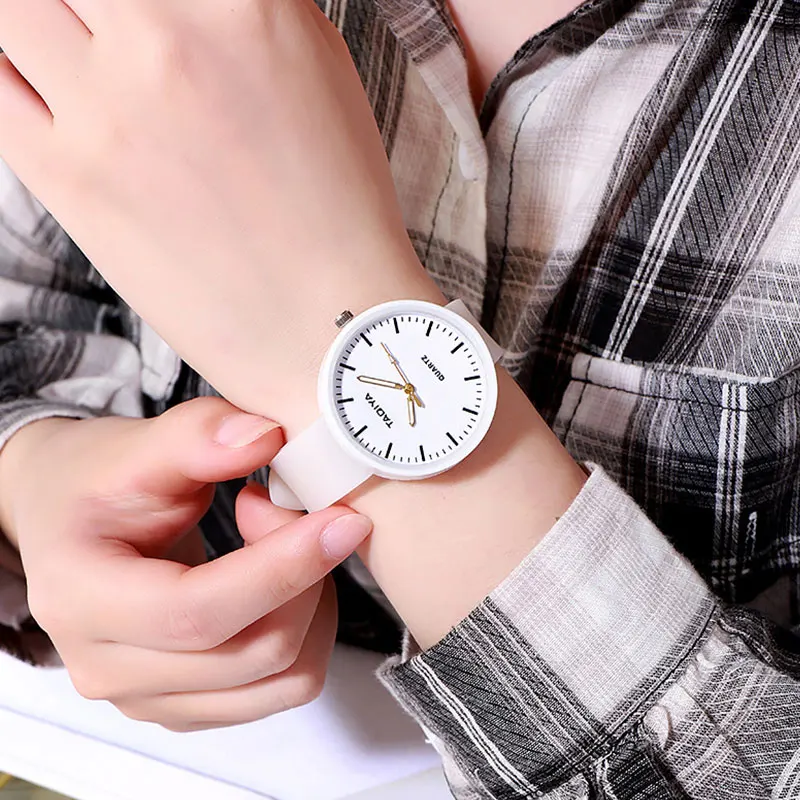 Модные часы тренд простые спортивные мужские часы студенческие Мультяшные детские часы светящиеся Wow пластиковые женские часы