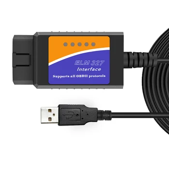 

2020 ODB 2 USB ELM327 FTDI With Switch FT232RL Chip V1.5 ELM 327 USB Auto Doagnostic Scanner Support All OBD2 Protocols For PC