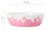Lovely Pink Strawberry Bowl With Lid Household Salad Fruit Yogurt Milk Oatmeal Ceramic Bowls Cute Tableware Gifts For Girls New 9