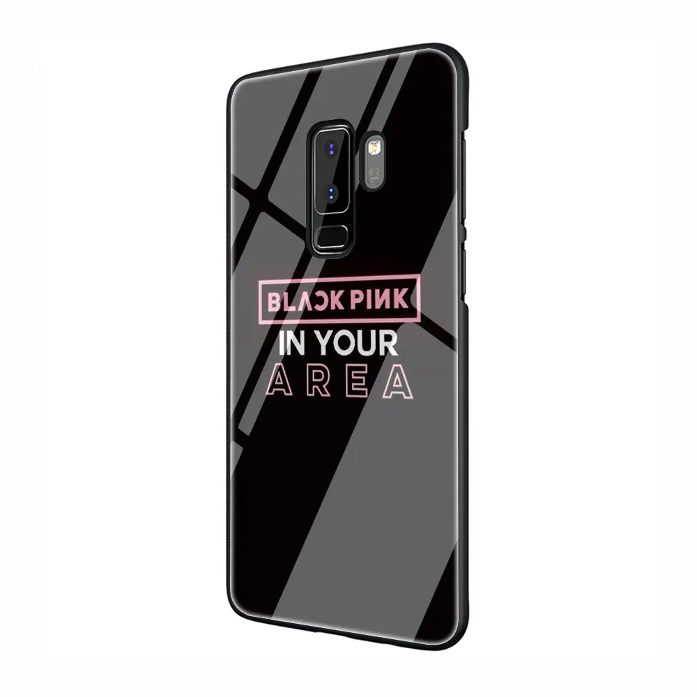 Модные BTS закаленное Стекло Телефон чехол для Galaxy S7 edge S8 9 10 Plus, Note 8, 9, 10, A10 20 30 40 50 60 70 - Цвет: G1