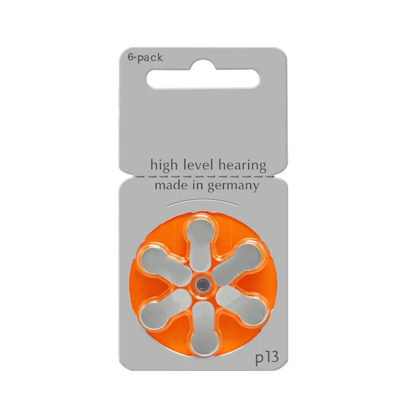 

6PCS New Original P13 PR48 1.45V Hearing Aid Batteries P312 P10 P675