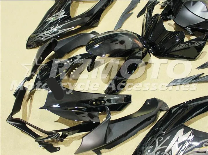 ACE наборы ABS инъекции обтекатели комплект подходит для SUZUKI GSX-R600 GSX-R750 K8 2008 2009 GSX-R600 k8 08 09 черный t2