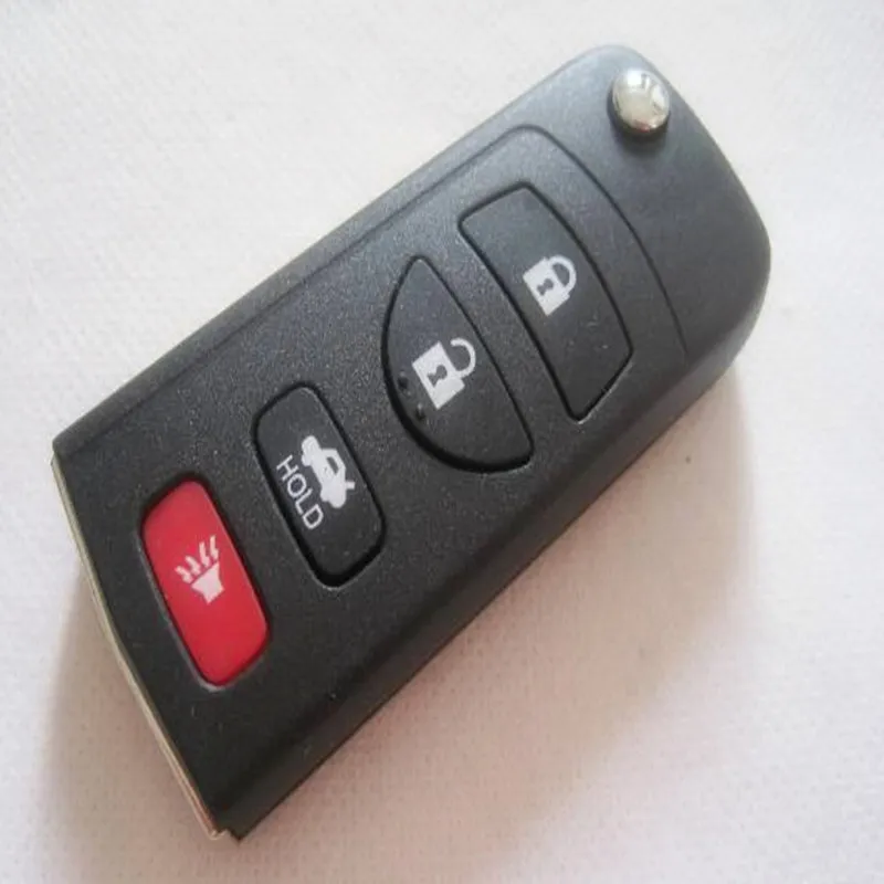 Чехол для дистанционного ключа DAKATU 3 + 1 Складной флип чехол Nissan Versa Tiida Livina Qashqai Sylphy