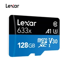 Карта Micro sd Lexar 95 МБ, 16 ГБ, 32 ГБ, 64 ГБ, 128 ГБ, 256 ГБ, 512 ГБ, SDXC/SDHC, карты флэш-памяти, класс 10, Microsd, TF карта, картао-де-Мемория