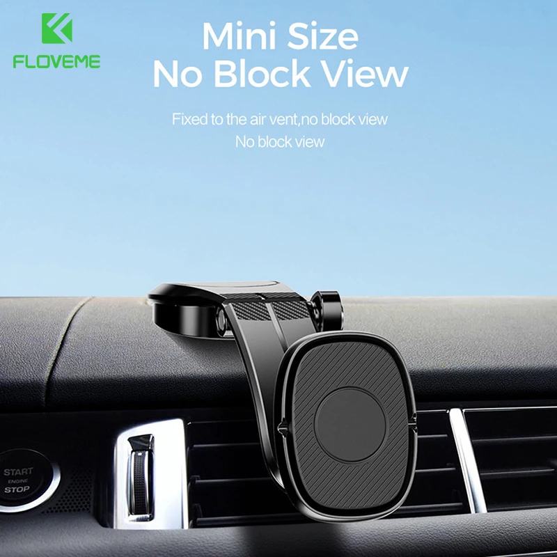 FLOVEME 360 Drehende Magnetischer Auto Telefon Halter Dashboard Air Vent Steckdose Montieren Für iP