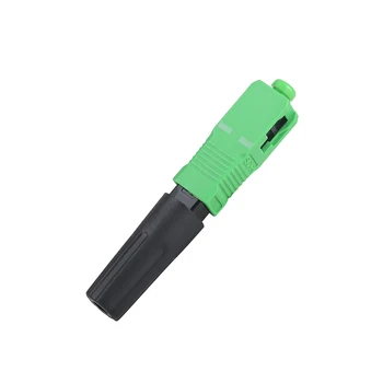 

100PCS SC APC Optical Fiber Cable FTTH Quick Connector Fast Cold Connection Adapter for CATV Network