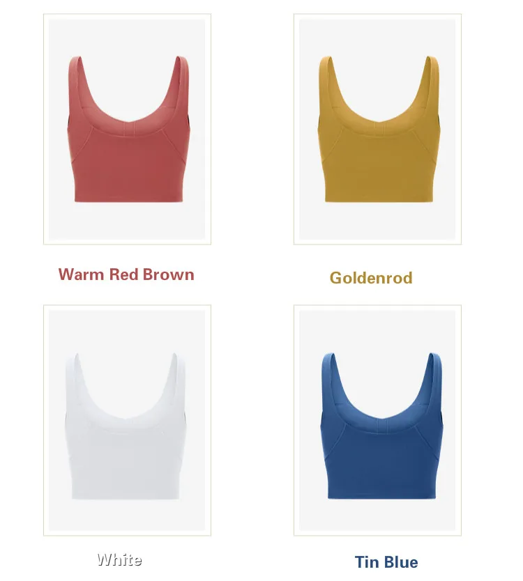 Lulu Fitness Tank Top Women Sports Support Sexy Tight Gym Yoga Vest Buttery Soft Weightless With Removable Chest Pad Custom Logo
