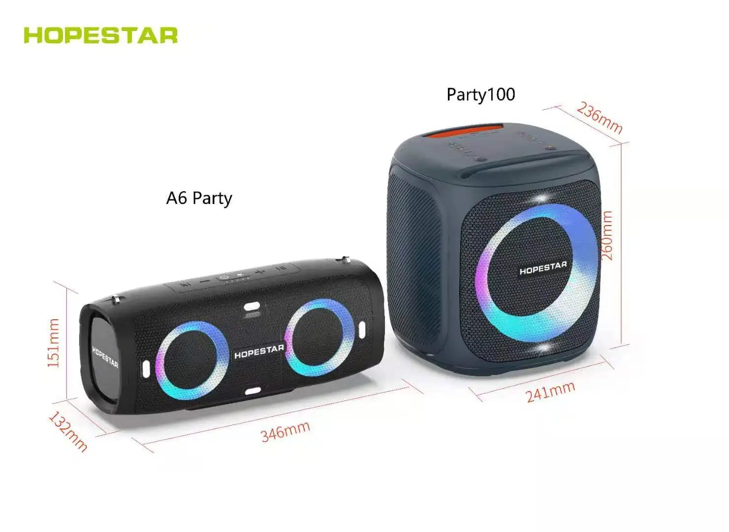 HOPESTAR Party 100 Mini Smart Wireless Bluetooth Speaker description image 2