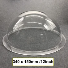 340x150 мм 12 дюймов водонепроницаемый CCTV прозрачный цвет прозрачный купол Большой акриловый кабошон оптический шар акриловый объектив Защитная крышка