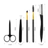 Eyebrow Trimmer Set Foldable Eyebrow Trimming Set  Eyebrow Tweezers for Women Eyebrow Razor Makeup Tools for Eyebrows 4