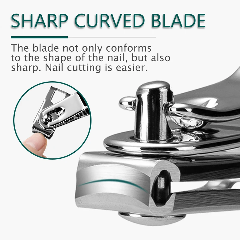 2 Size 360 Degree Manicure Pedicure Tool Rotate Swivel Scissor Trimmer Toenail Toe Nail Fingernail Clipper Cutter Cutting Tools 3