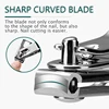 2 Size 360 Degree Manicure Pedicure Tool Rotate Swivel Scissor Trimmer Toenail Toe Nail Fingernail Clipper Cutter Cutting Tools 3