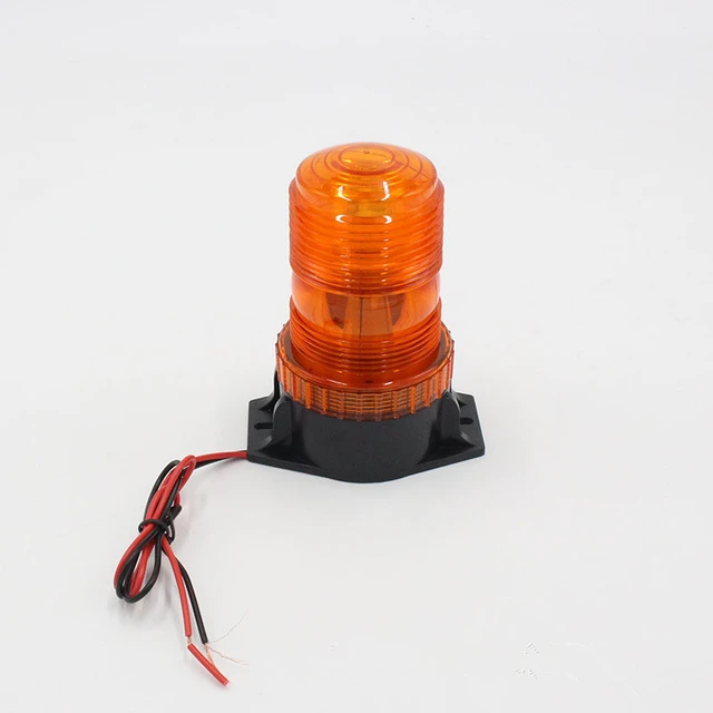 DC12V 24V Gelb Auto Lkw Strobe Flash Leuchtfeuer Warnung Licht Runde Auto  Dach Notfall Licht Sicherheit Vorsicht Auto Led warnung Licht - AliExpress