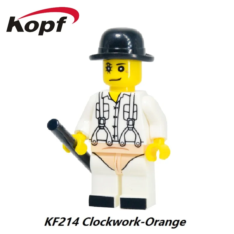 Ужас Тема фильма KF366 одной продажи Американский Crazy человек Foxmask вот Jonney Салли кирпичи, строительные блоки, игрушки для детей - Цвет: KF214 Without Box