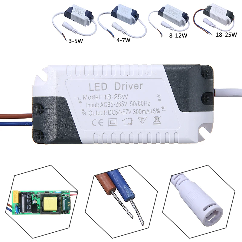 Die mitgelieferten Ladegeräte werden für LED-Produkte verwendet