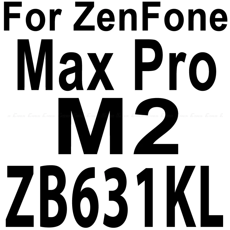 Полное покрытие из закаленного стекла для Asus ZenFone Max Pro Plus Shot M1 M2 ZB634KL ZB633KL ZB631KL ZB602KL Защитная пленка для экрана стекло - Цвет: ZB631KL