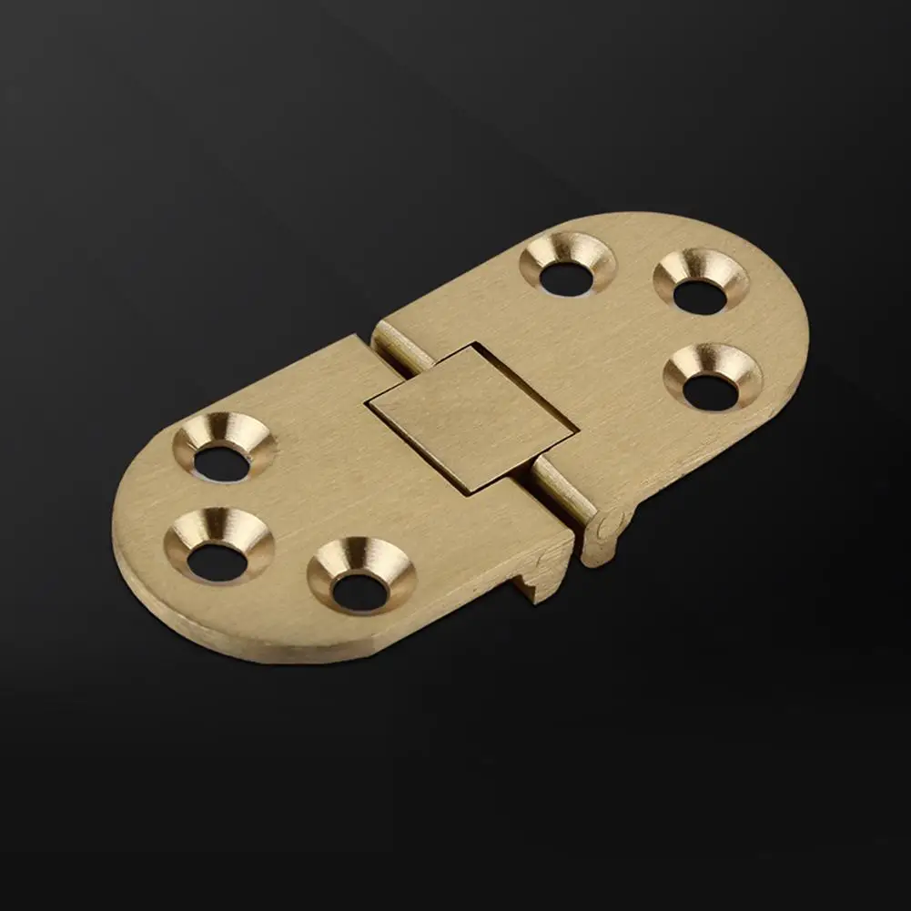 

DishyKooker Thicken Copper Semicircle Hinges 180 Degree Hinged Round Table Hinge