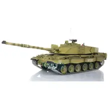 Henglong 1/16 масштаб 6,0 Модернизированный Challenger II RTR rc Танк 3908 металлических гусениц TH12886