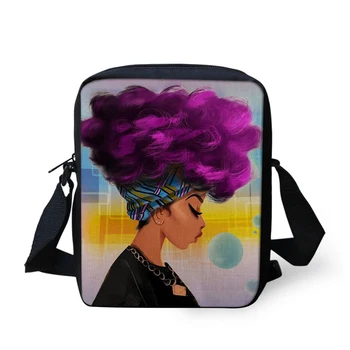 

Cusotm Print Shoulder Crossbody Bags for Women Black Art African Girl Printing Handbags Ladies Crossbody Bags Mini Book Bag
