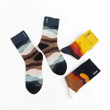 KingDeng Теплой женщина Теплые носки для Man Winter голеностопного Unisex Harajuku Fuzzy Эстетической Art Cool Носок Корейского стиль женщины Calcetines