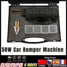 Machine de réparation de pare chocs de voiture 50W, Machines à souder en plastique, outil de soudage, agrafeuses à chaud pour la réparation de pièces plastiques
