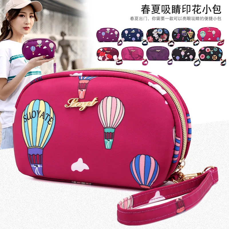 

Simple Women's Phone Bag Purse Large Capacity Clutch Bag Waterproof Nylon Bag Mini Key Tote