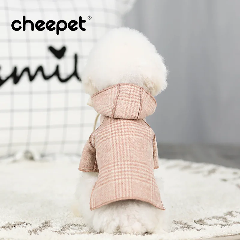 Кашемировое пальто, два фута, теплая хлопковая стеганая одежда для домашних животных на осень и зиму, новейшая одежда для маленьких собак, пальто