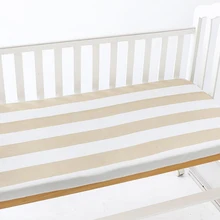 Cheap Baby Crib Mattress Cover Newborn Bed Sheet Cotton Bedding kids Crib Mattress Protection Stripe Sheet bedding Simple Cheap Baby Crib Mattress Cover Newborn Bed Sheet Cotton Bedding kids Crib Mattress Protection Stripe Sheet bedding Simple