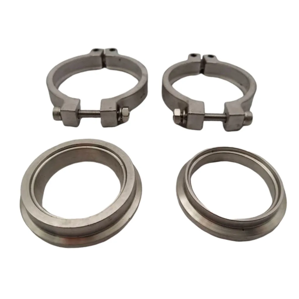 304 Stainless Steel V Band Flang Clamp Set For Tial External Wastegate 44mm