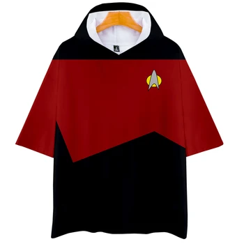 

2019 Star Trek Hoodies 3D New Cosplay Short sleeve Summer Star Trek tshirt Cool and breathable Short Sleeve T-Shirt streetwear