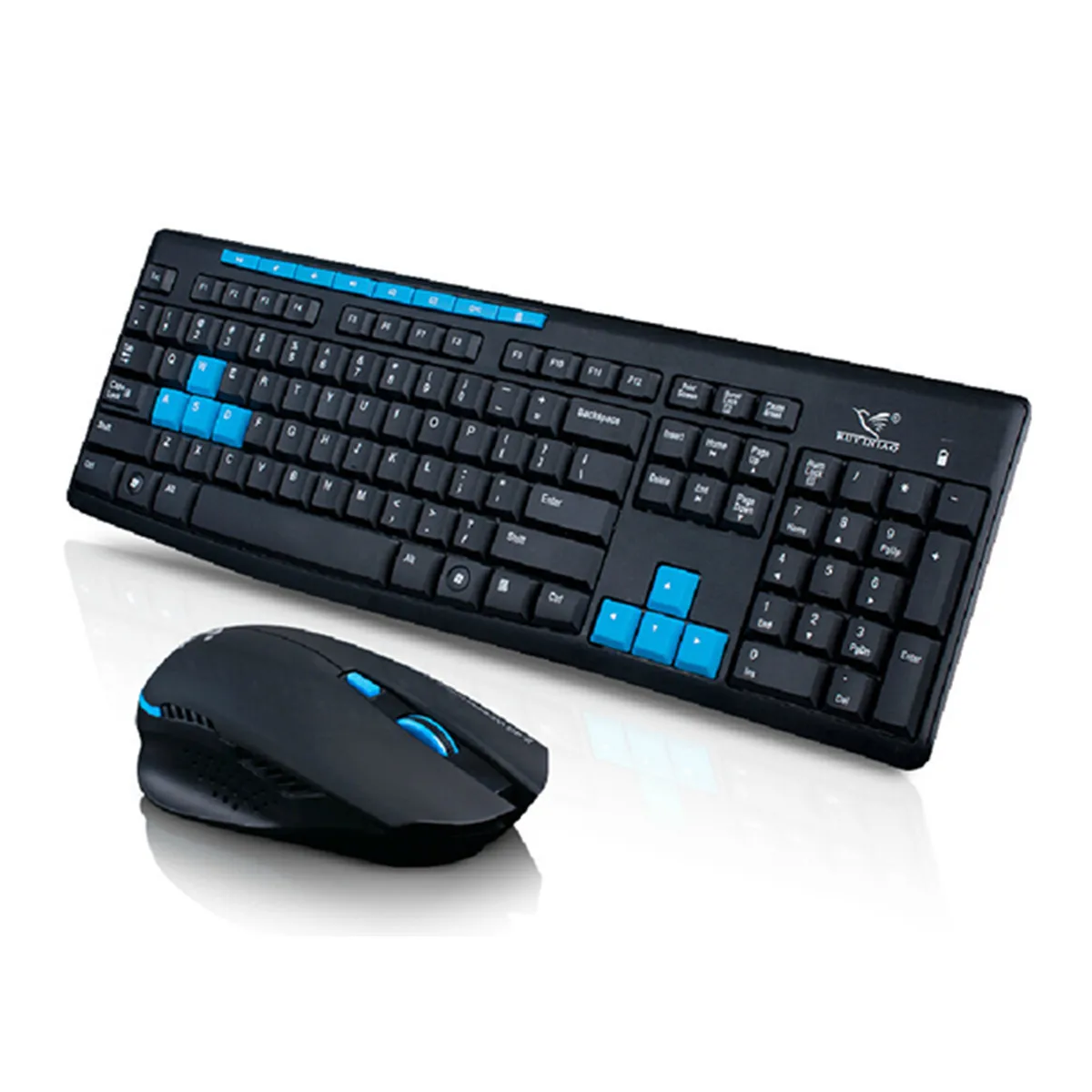 

2.4Ghz Wireless Backlit Silent Keyboard and Mouse Combo For Game Home Office Laptop Desktop Ergonomic Waterproof Keyboard