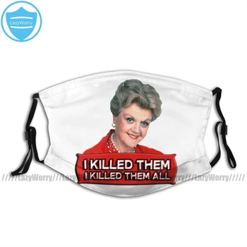 

Meme Mouth Face Mask Angela Lansbury Facial Mask Adult Lovely with 2 Filters Fashion Mask