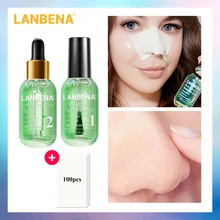 US $3.9 30% OFF|LANBENA New Style Face Mack Facial Serum Blackhead Remover Deep Cleaning Black Mask Shrink Pores Smoothing Essence Skin Care-in Serum from Beauty & Health on Aliexpress.com | Alibaba Group