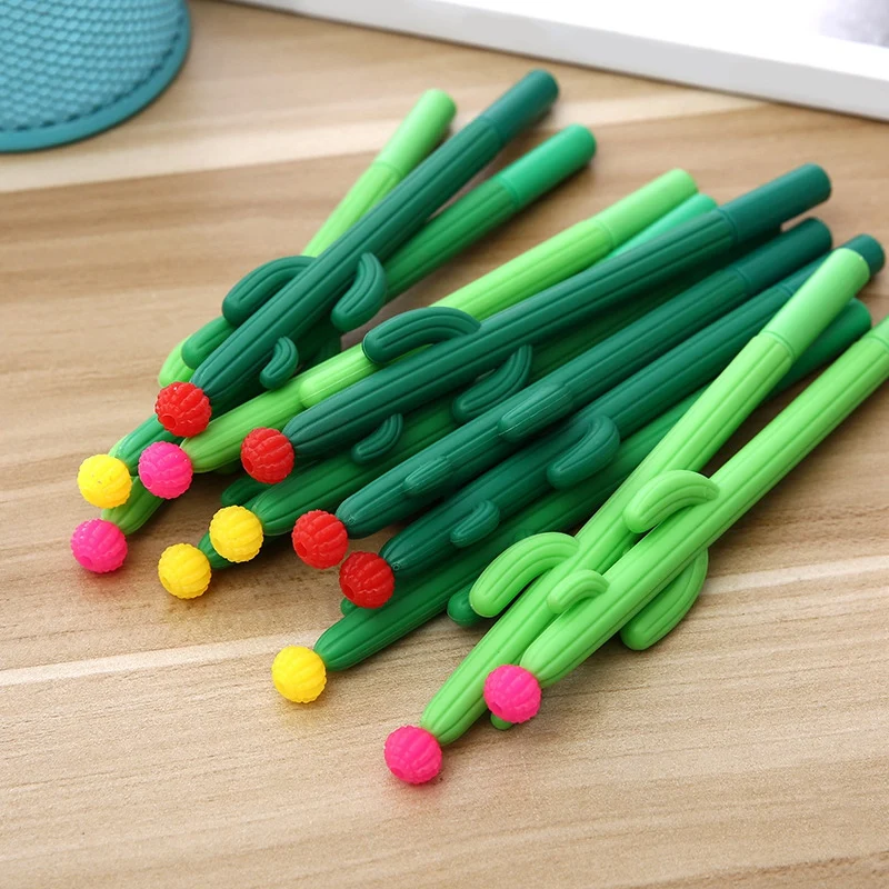 

Cactus Gel Pen Plant Black Pen Office Pen Student Stationery