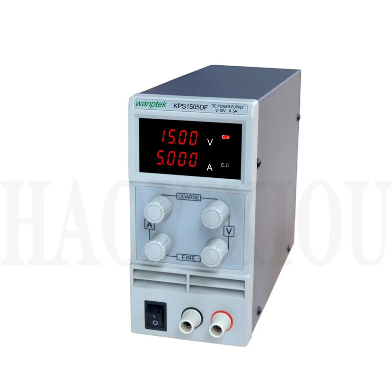 Высокое качество KPS1505DF 15V5A 110 V-230 V 0,1 V/0.001A ЕС светодиодный цифровой Регулируемый преобразователь питания постоянного тока mA дисплей