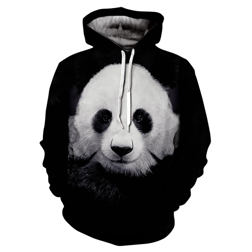 

Autumn And Winter New Panda Printing 3d Men's And Women's Hoodies Youth Fashion Sweatshirts Street Hip-Hop Long-Sleeved Coat